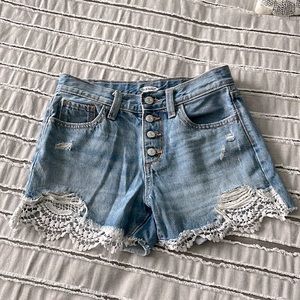 Old Navy girls jean shorts